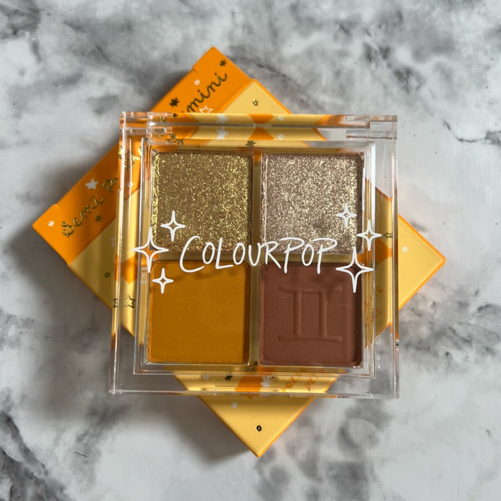 ♊ COLOURPOP Semi Precious Gemini Eyeshadow Quad